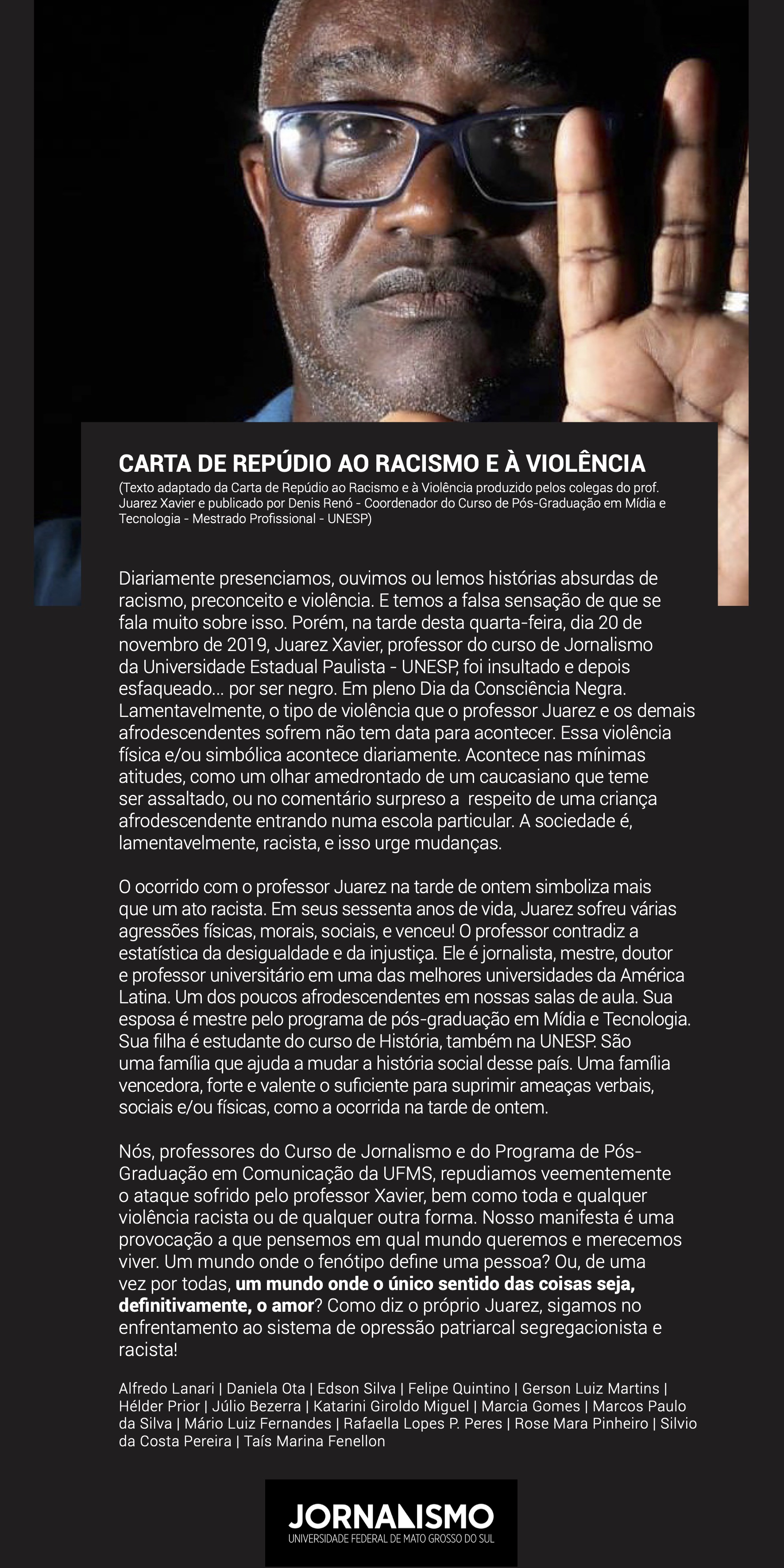 Nota Repudio Ppgcom Ufms