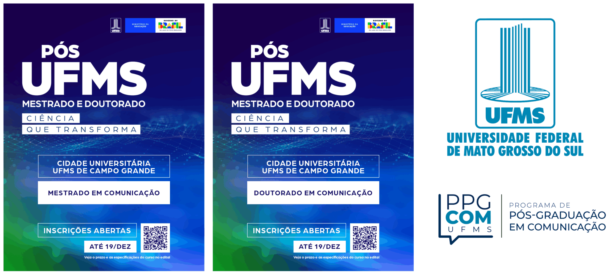 Project Code Ufms » Inscrições para seleção 2026/1 do PPGCOM/UFMS seguem até 19/12