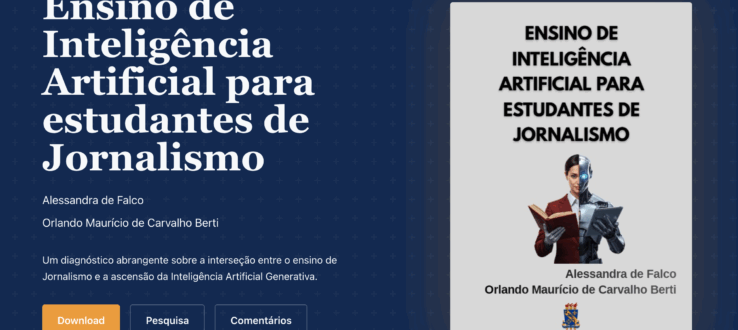 Pesquisadora de pós-doutorado do PPGCOM/UFMS lança livro sobre ensino de IA para jornalismo